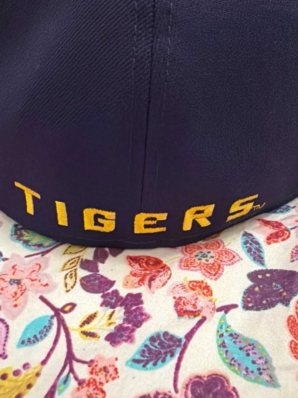 New Era LSU Navy and Gold Fitted Cap